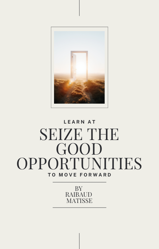 Ebook "Learn to seize the right opportunities to move forward"